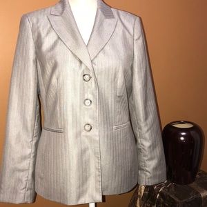 Jones New York Striped Blazer